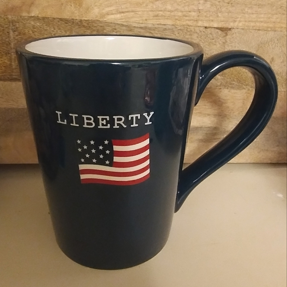 Liberty Blue and White Patriotic Dining Mug